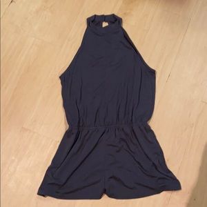 dark gray forever 21 romper